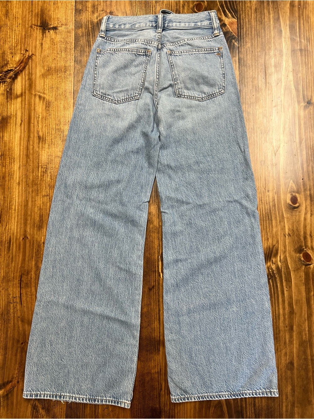 Madewell The Ultimate Wide-Leg Jean Airy Denim in Raebrook Wash Size 23 - Picture 10 of 16